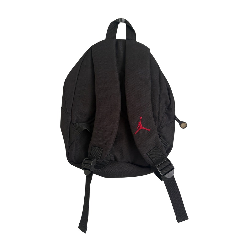 Jordan Kids Mini Backpack Black Red Jumpman Logo 1347-391-313 - Picture 3 of 8